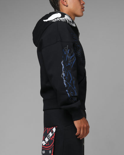 Marvel Venom Zip Through Hoodie Black