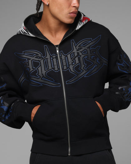 Marvel Venom Zip Through Hoodie Black