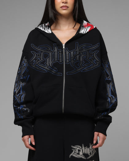 Marvel Venom Zip Through Hoodie Black