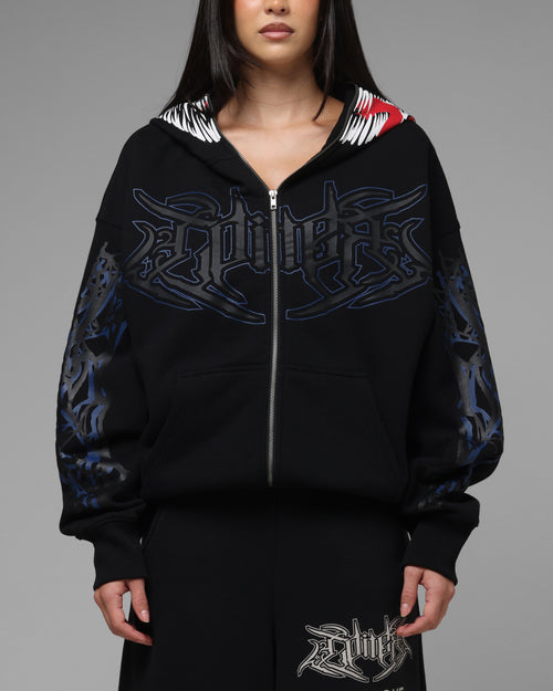 Marvel Venom Zip Through Hoodie Black