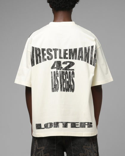 Loiter X WWE WrestleMania 42 T-Shirt Off White