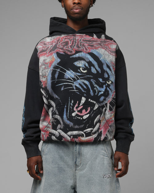 Panther Airbrush Hoodie Black