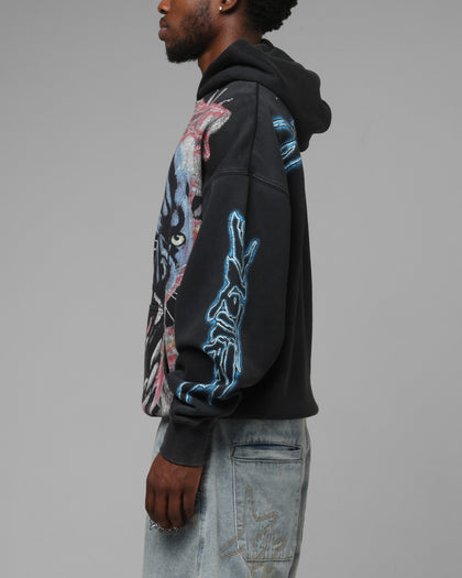 Panther Airbrush Hoodie Black