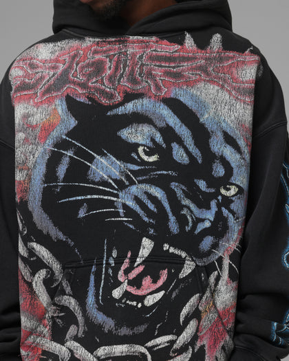 Panther Airbrush Hoodie Black
