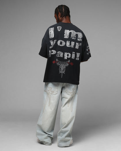 Loiter X WWE Eddie Guerrero Vintage T-Shirt Black