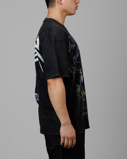 Marvel Venom Vintage T-Shirt Black Acidwash