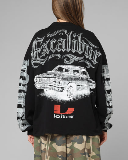 Loiter Low Rider Long Sleeve T-Shirt Black