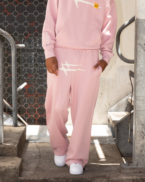 HYBRID SWEATPANTS - Dusty Pink