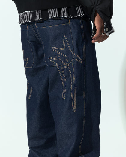 STAR BORN JEAN - Raw Indigo