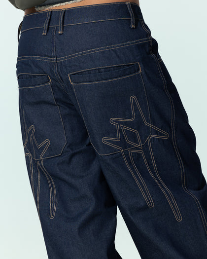 STAR BORN JEAN - Raw Indigo