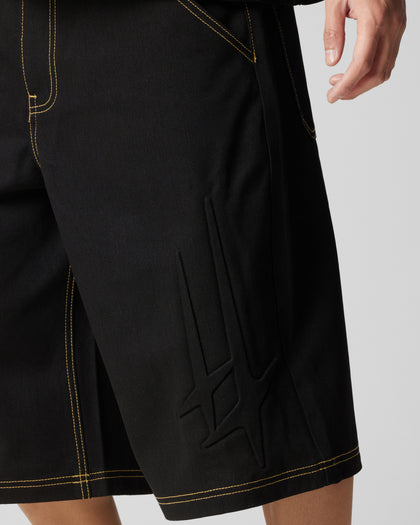 Loiter Star Child Jorts Black