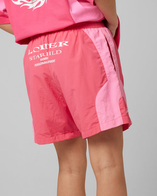 SUBCULTURE PANEL SHORTS - Pink