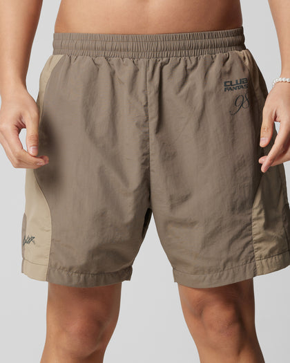 SUBCULTURE PANEL SHORTS - Brown