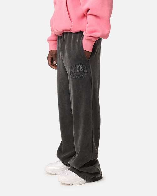 COLLEGE DROPOUT TRACKPANTS - Washed Black