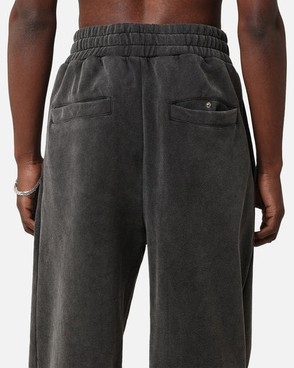 COLLEGE DROPOUT TRACKPANTS - Washed Black