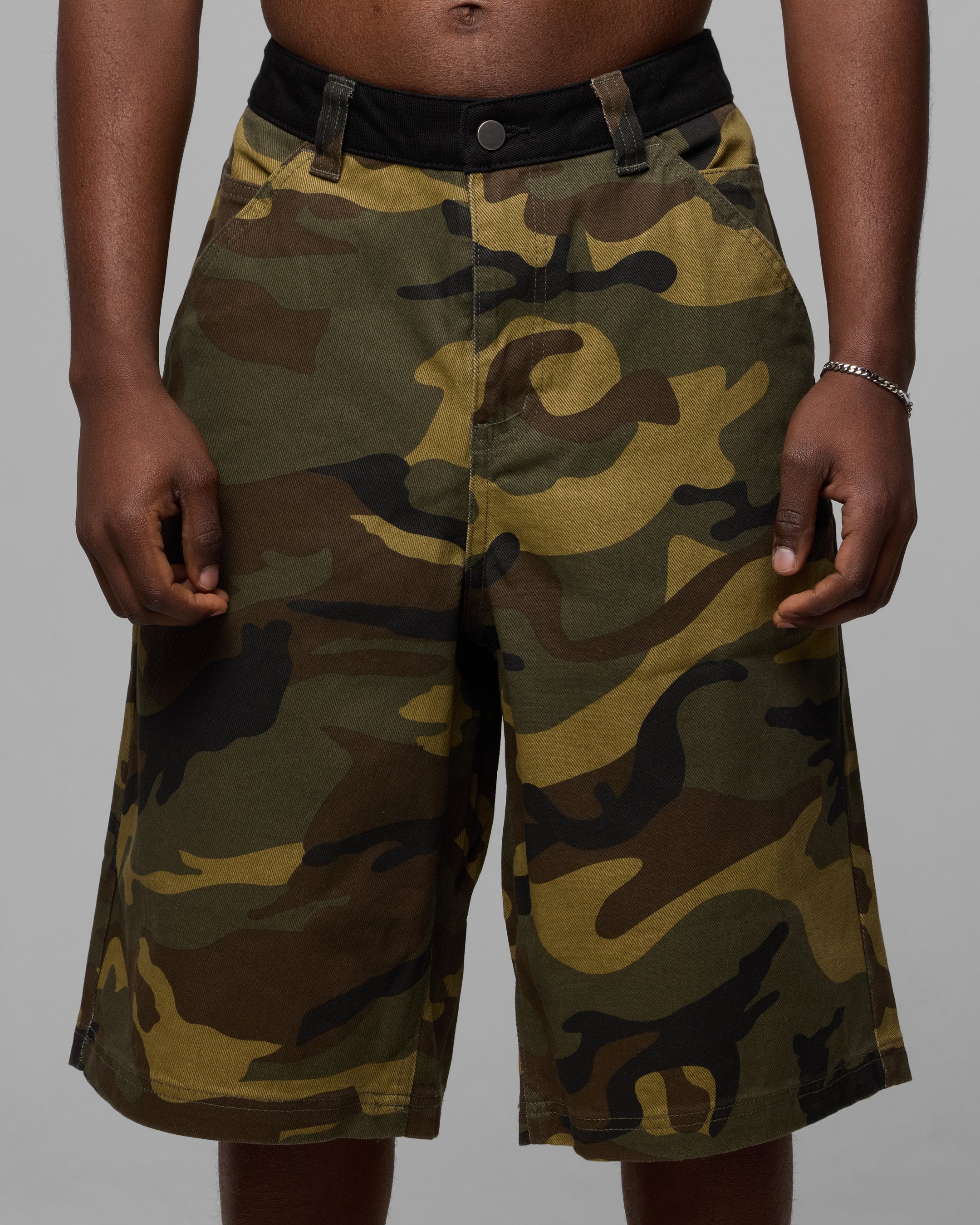 Collateral Jorts Woodland Camo | Loiter