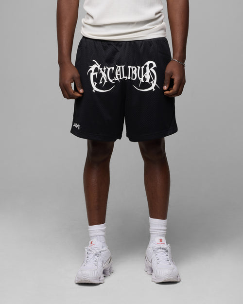 Excalibur Mesh Shorts Black