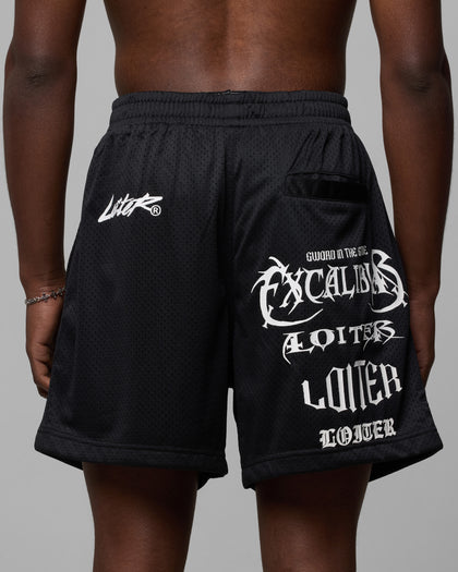 EXCALIBUR MESH SHORTS - Black