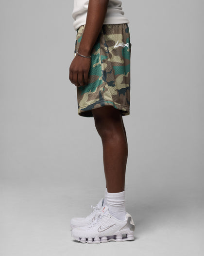 EXCALIBUR MESH SHORTS - Woodland Camo