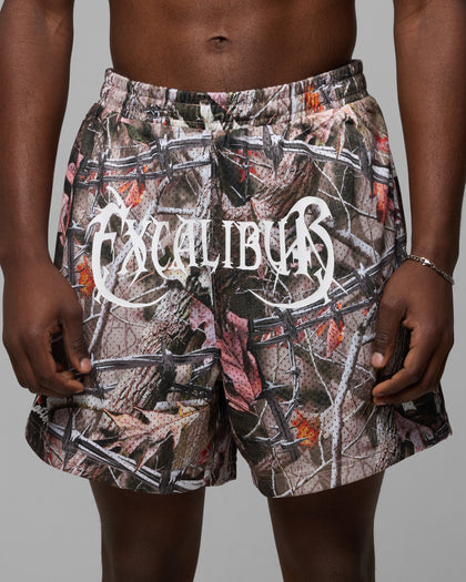 EXCALIBUR MESH SHORTS - Real Tree Camo