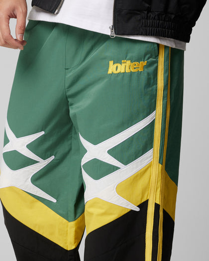 HYBRID TRACKPANTS - Green/Yellow