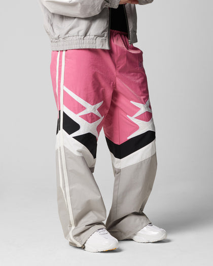 HYBRID TRACKPANTS - Pink/Grey