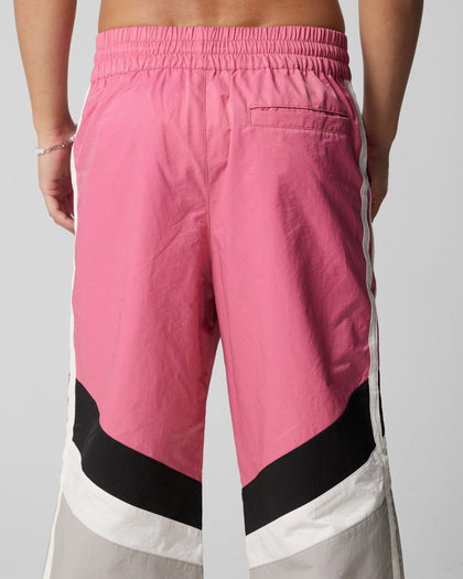 HYBRID TRACKPANTS - Pink/Grey