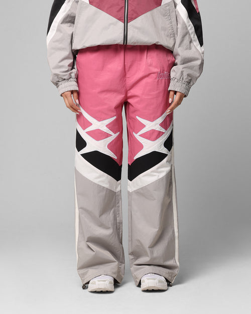 HYBRID TRACKPANTS - Pink/Grey