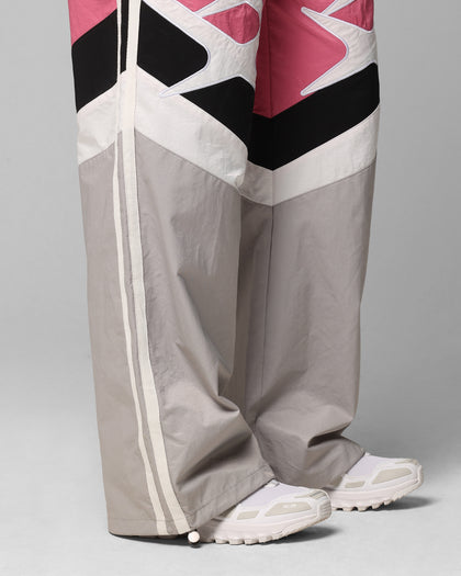 HYBRID TRACKPANTS - Pink/Grey