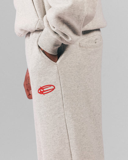 CELESTIAL SWEAT PANTS - Light Grey Marl