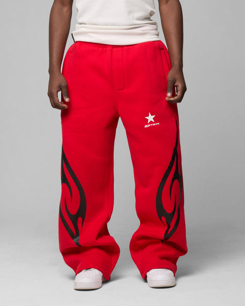 CYBER SWEAT PANTS - Red