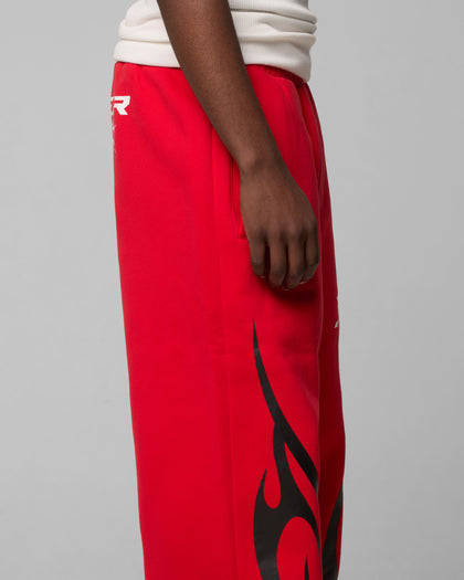 CYBER SWEAT PANTS - Red