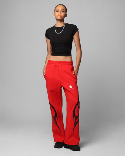 CYBER SWEAT PANTS - Red