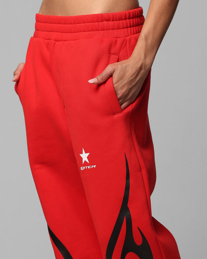 CYBER SWEAT PANTS - Red