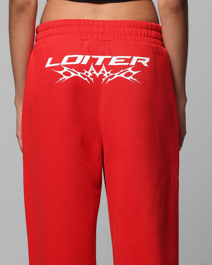 CYBER SWEAT PANTS - Red