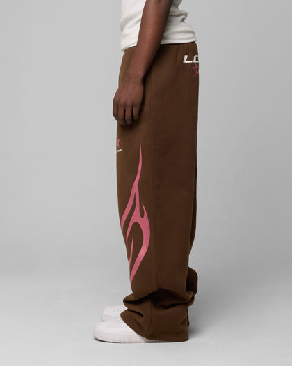 CYBER SWEAT PANTS - Brown