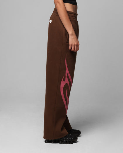 CYBER SWEAT PANTS - Brown