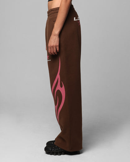 CYBER SWEAT PANTS - Brown