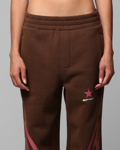 CYBER SWEAT PANTS - Brown