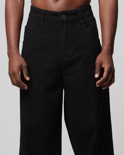 COLLATERAL BAGGY JEANS - Black