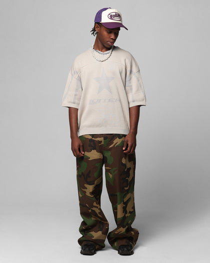 COLLATERAL BAGGY JEANS - Woodland Camo