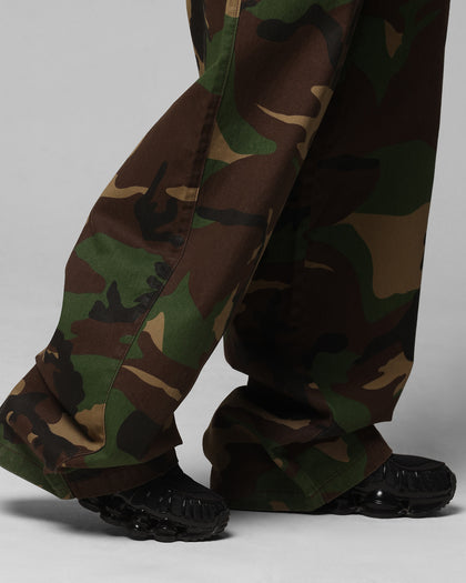 COLLATERAL BAGGY JEANS - Woodland Camo