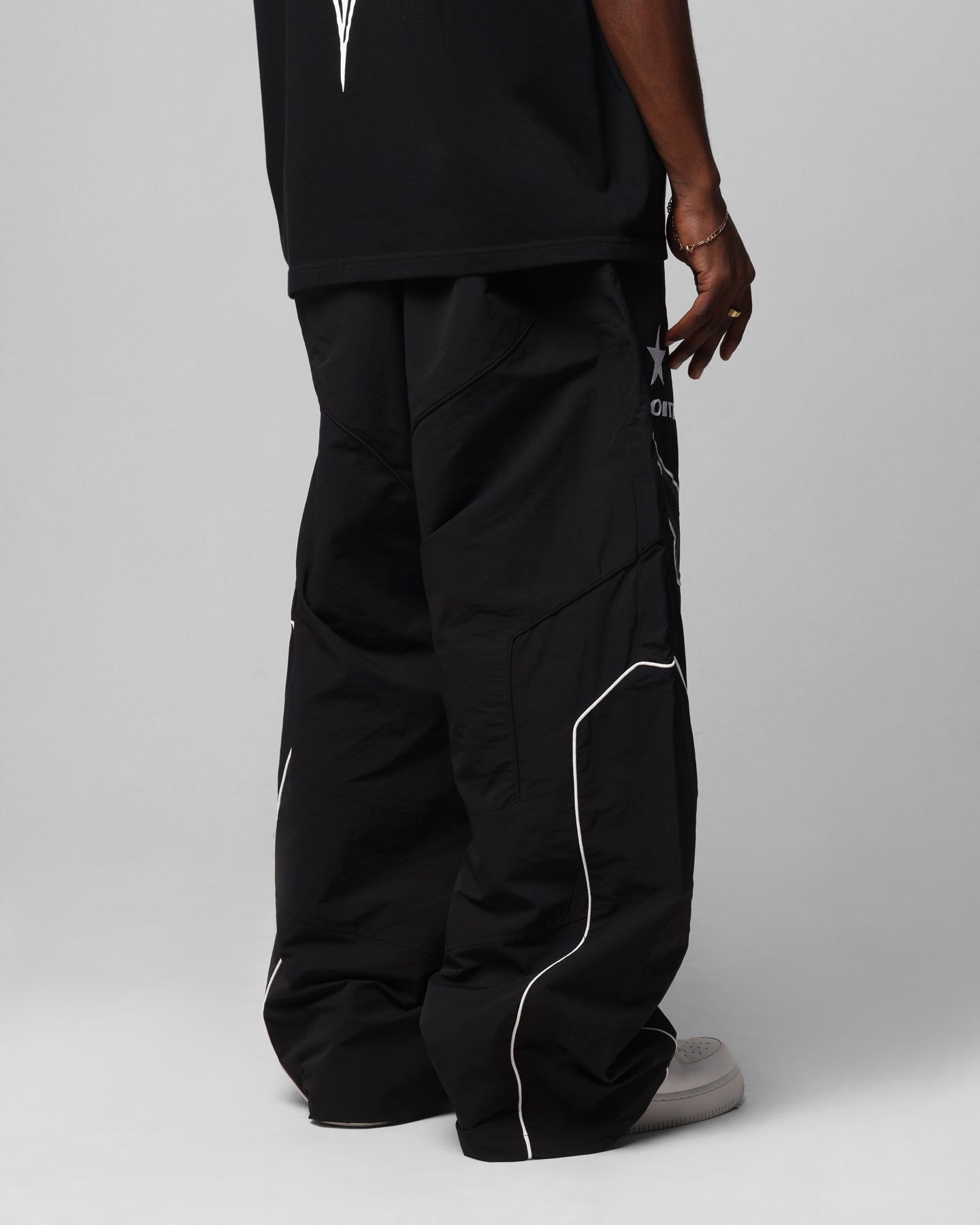 Motocross Parachute Pants Black | Loiter