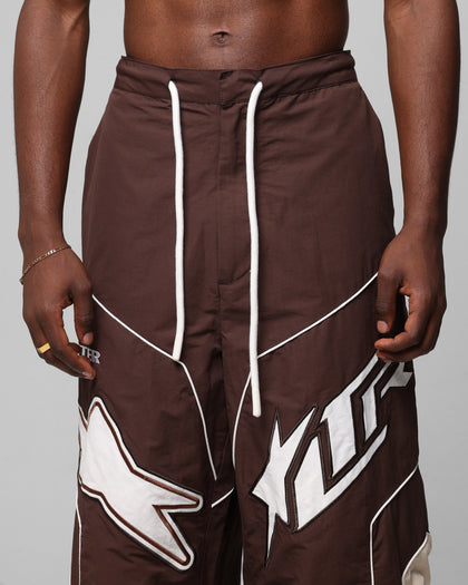 MOTOCROSS PARACHUTE PANTS - Brown