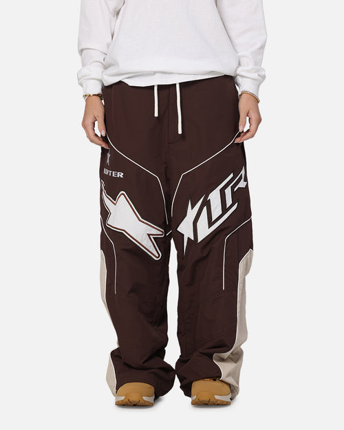 MOTOCROSS PARACHUTE PANTS - Brown