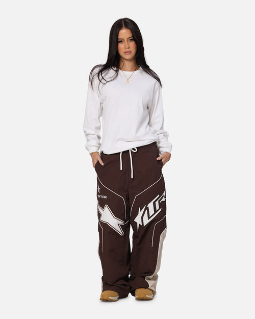 MOTOCROSS PARACHUTE PANTS - Brown