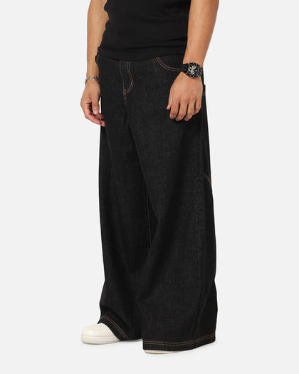 SKATE JEANS - Black