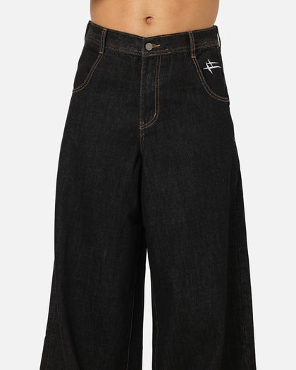 SKATE JEANS - Black