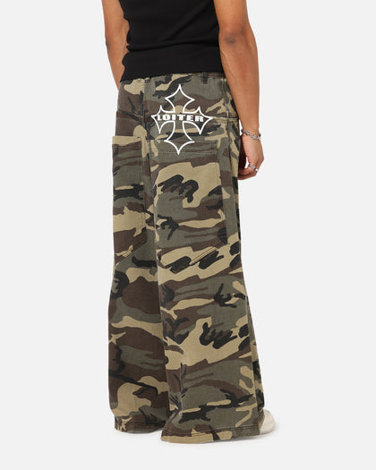 Skate Jeans Woodland Camo