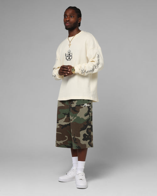 3 Quarter Shorts Woodland Camo